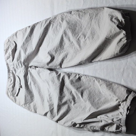 H&M Divided Light Gre Size Small Loose Baggy Drawstring Pants - Picture 4 of 7